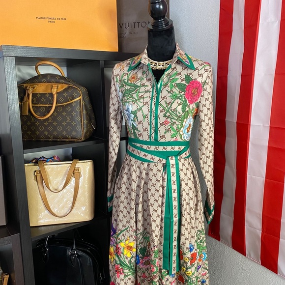 Beautiful Floral Dress - Picture 7 of 11